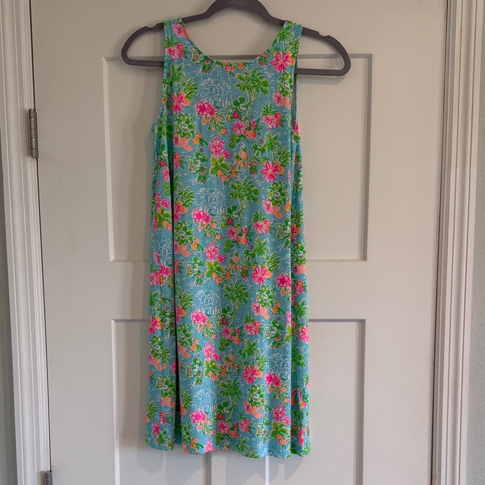 Lilly Pulitzer X Disney Parks Mickey Minnie Castle Kristen Swing Dress
